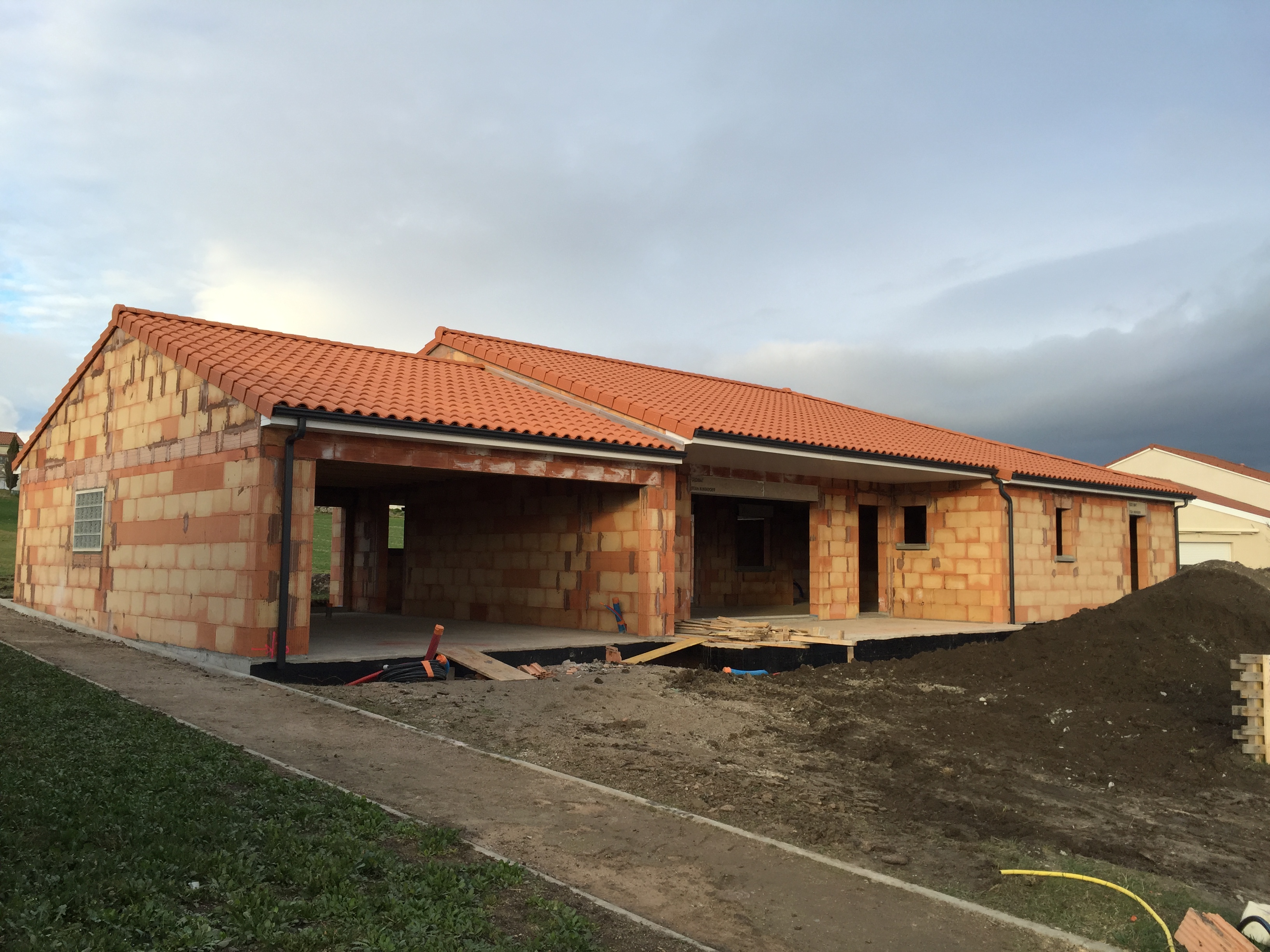 Couverture tuile plate Auvergne