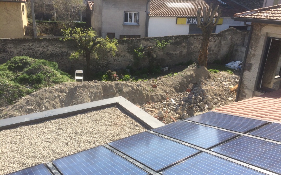 Toit – panneaux solaires