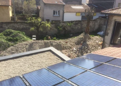 Toit – panneaux solaires